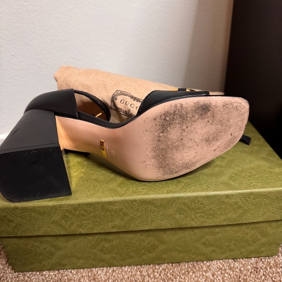 Gucci Block Heel. Good condition! Authentic! - Picture 1 of 5